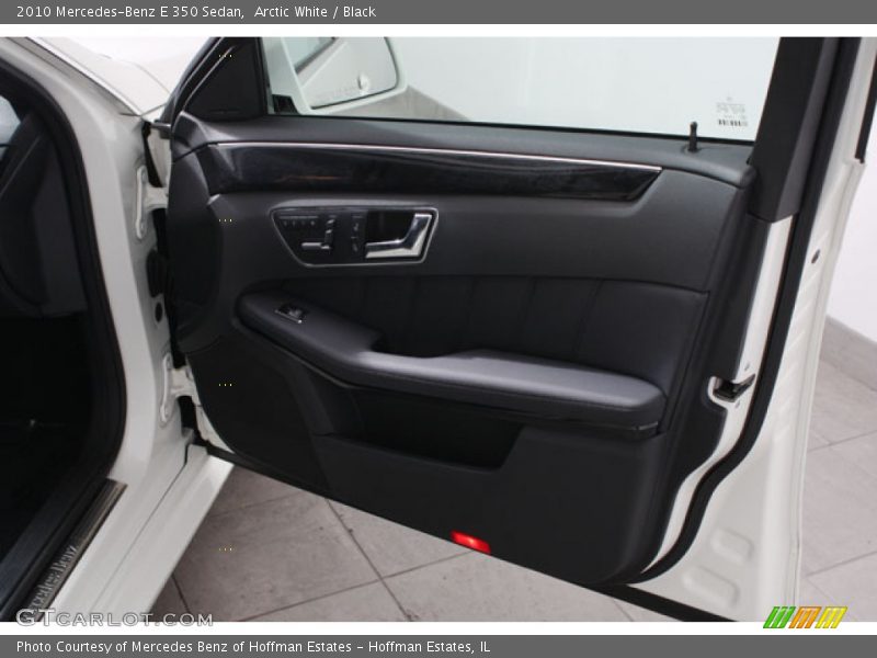 Arctic White / Black 2010 Mercedes-Benz E 350 Sedan