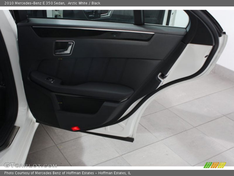 Arctic White / Black 2010 Mercedes-Benz E 350 Sedan