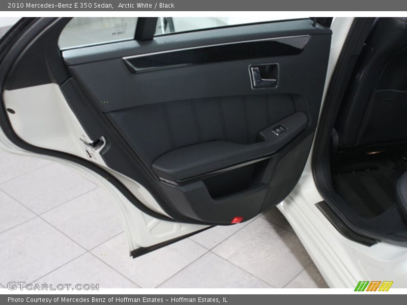 Arctic White / Black 2010 Mercedes-Benz E 350 Sedan
