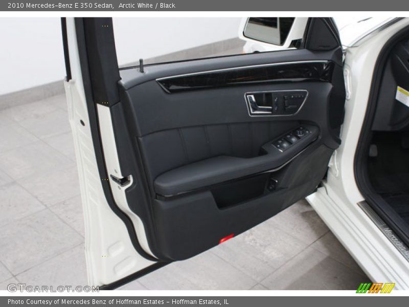 Arctic White / Black 2010 Mercedes-Benz E 350 Sedan