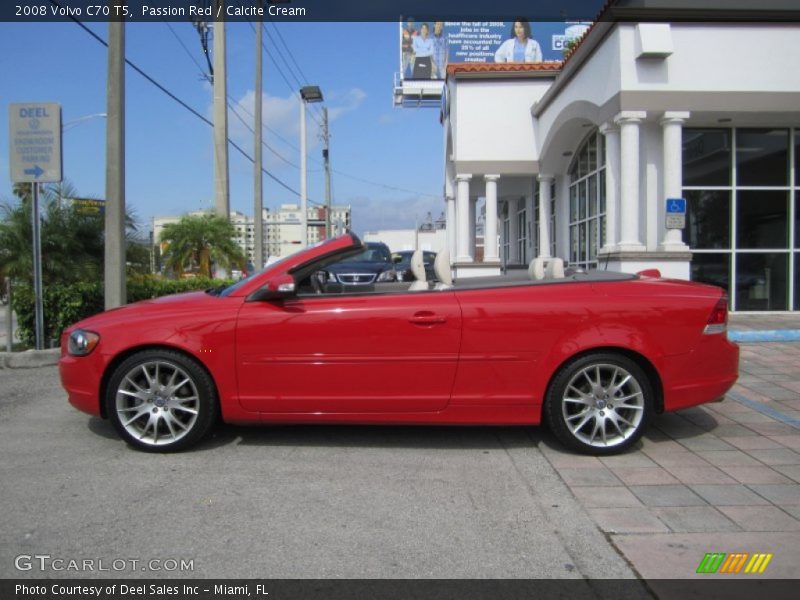 Passion Red / Calcite Cream 2008 Volvo C70 T5