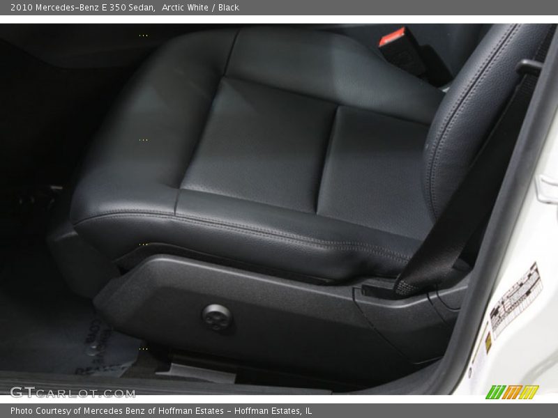 Arctic White / Black 2010 Mercedes-Benz E 350 Sedan