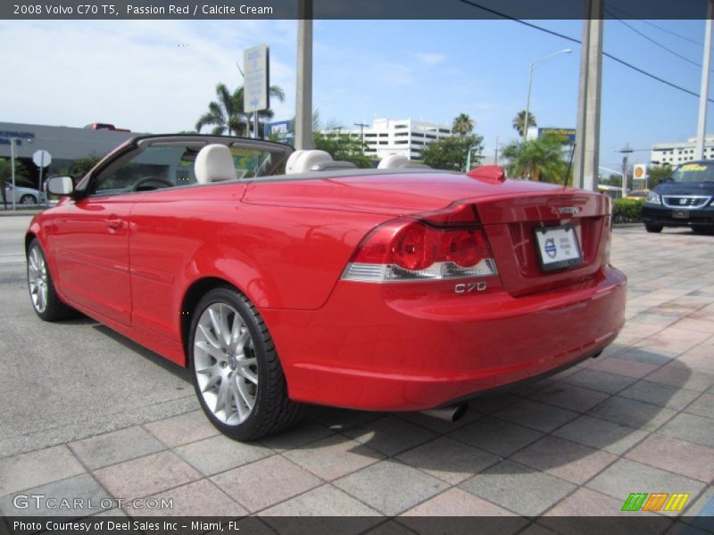 Passion Red / Calcite Cream 2008 Volvo C70 T5