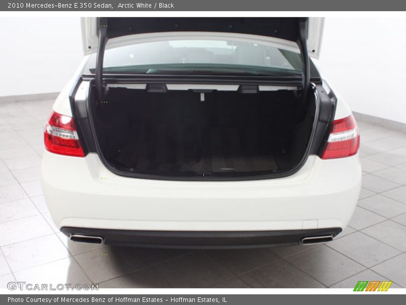 Arctic White / Black 2010 Mercedes-Benz E 350 Sedan