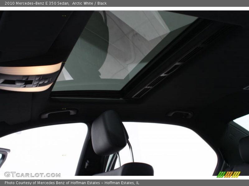 Arctic White / Black 2010 Mercedes-Benz E 350 Sedan