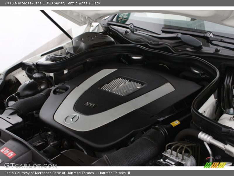 Arctic White / Black 2010 Mercedes-Benz E 350 Sedan