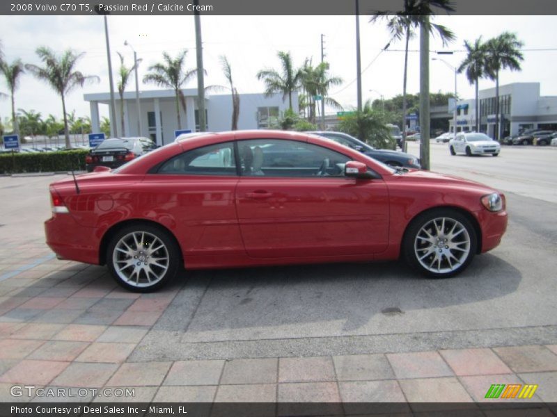 Passion Red / Calcite Cream 2008 Volvo C70 T5