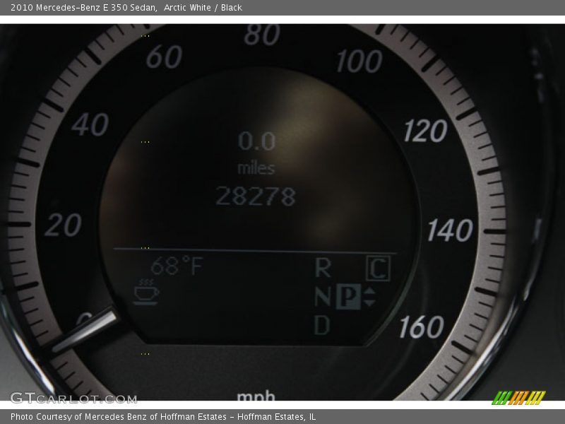 Arctic White / Black 2010 Mercedes-Benz E 350 Sedan