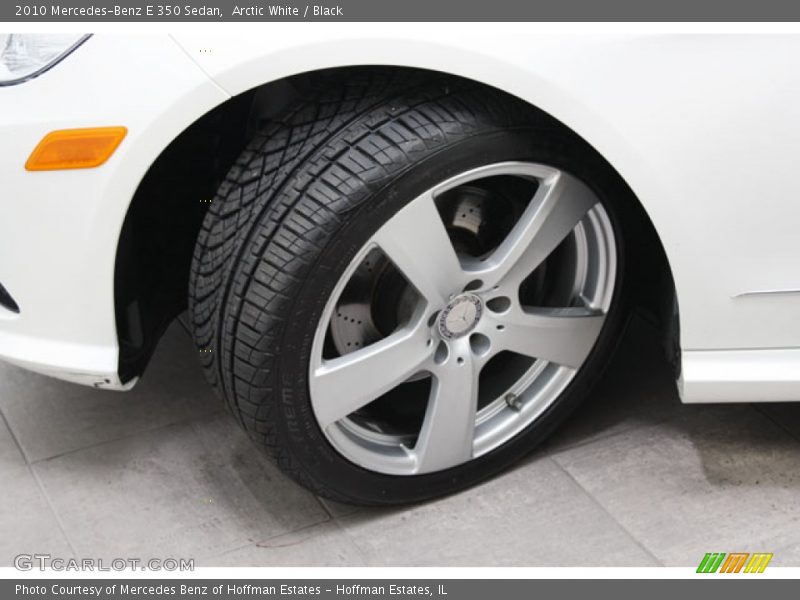 Arctic White / Black 2010 Mercedes-Benz E 350 Sedan