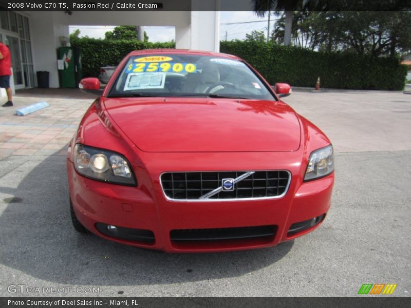 Passion Red / Calcite Cream 2008 Volvo C70 T5