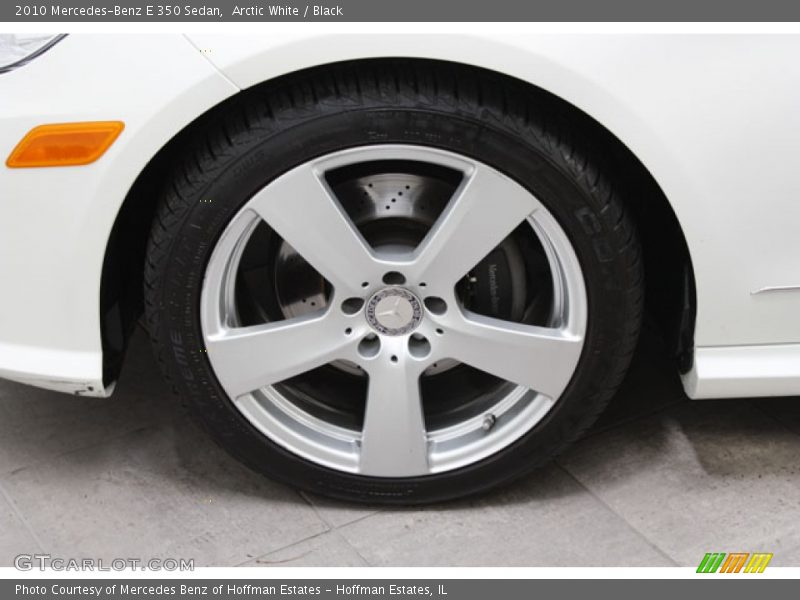 Arctic White / Black 2010 Mercedes-Benz E 350 Sedan
