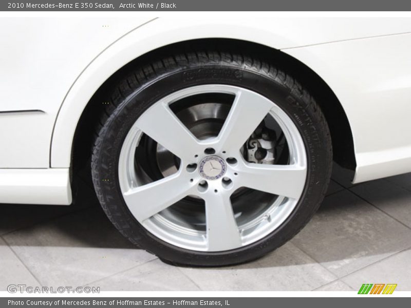 Arctic White / Black 2010 Mercedes-Benz E 350 Sedan