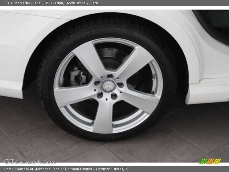 Arctic White / Black 2010 Mercedes-Benz E 350 Sedan