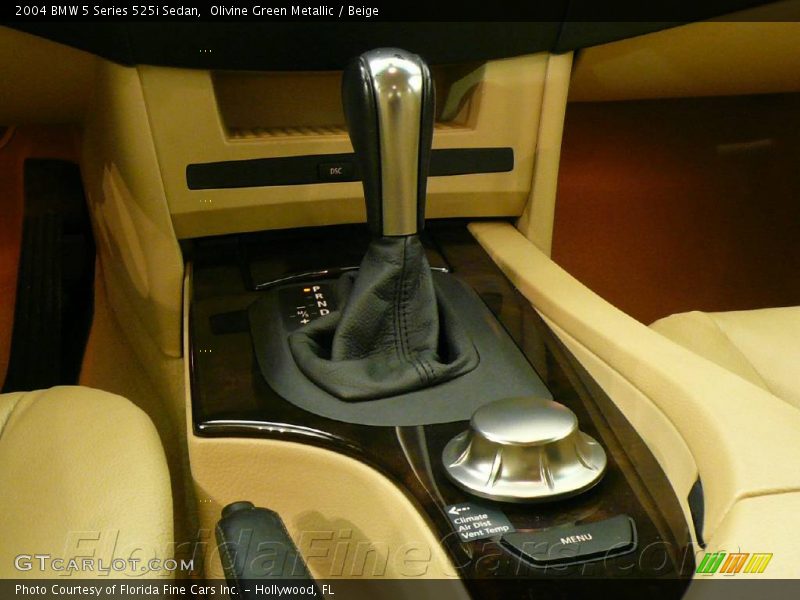 Olivine Green Metallic / Beige 2004 BMW 5 Series 525i Sedan
