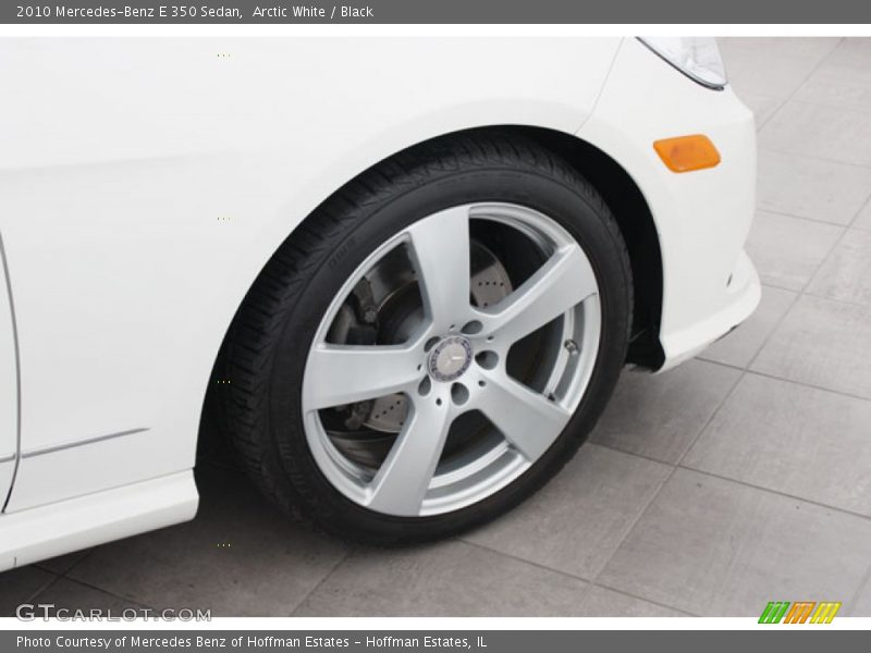 Arctic White / Black 2010 Mercedes-Benz E 350 Sedan