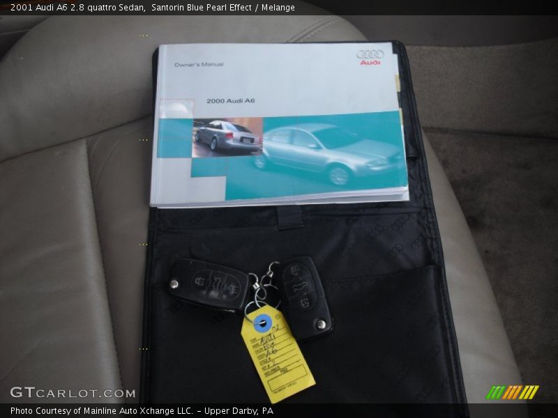 Santorin Blue Pearl Effect / Melange 2001 Audi A6 2.8 quattro Sedan