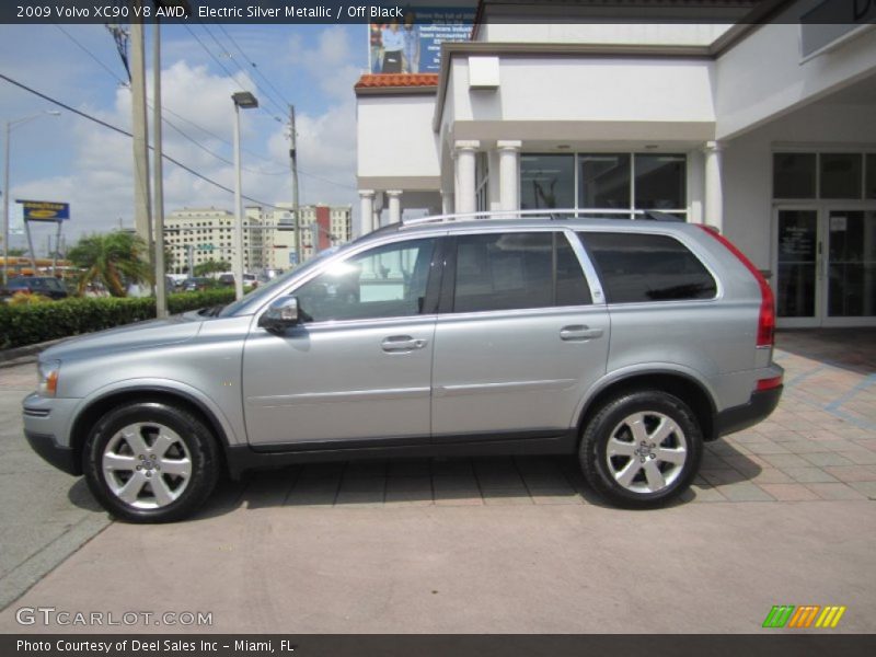 Electric Silver Metallic / Off Black 2009 Volvo XC90 V8 AWD