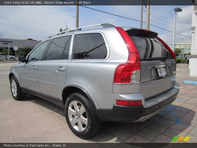 Electric Silver Metallic / Off Black 2009 Volvo XC90 V8 AWD