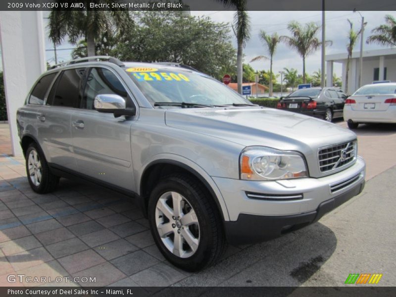 Electric Silver Metallic / Off Black 2009 Volvo XC90 V8 AWD