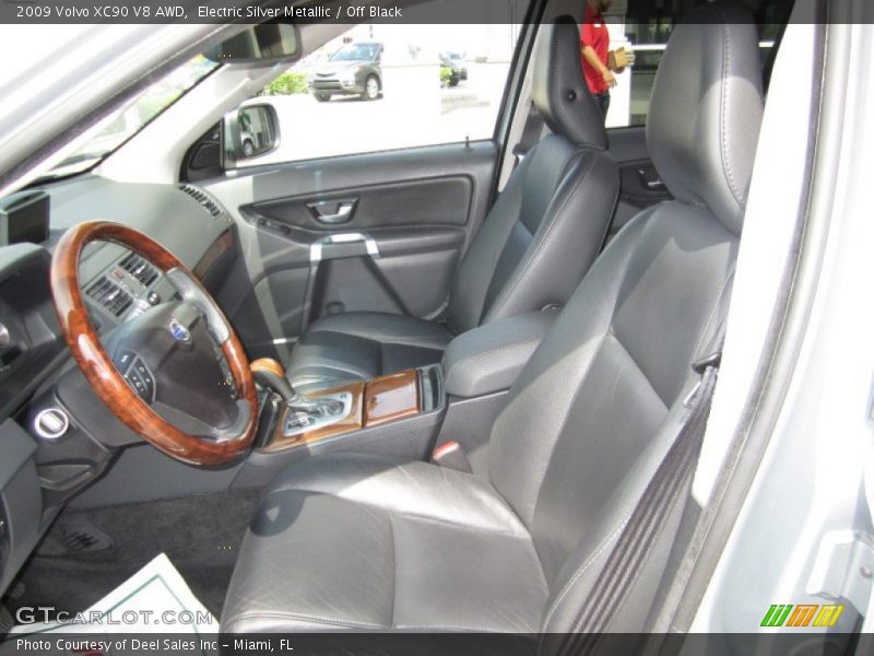 Electric Silver Metallic / Off Black 2009 Volvo XC90 V8 AWD
