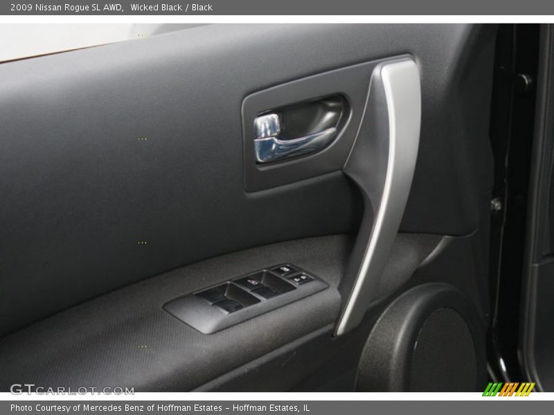 Wicked Black / Black 2009 Nissan Rogue SL AWD