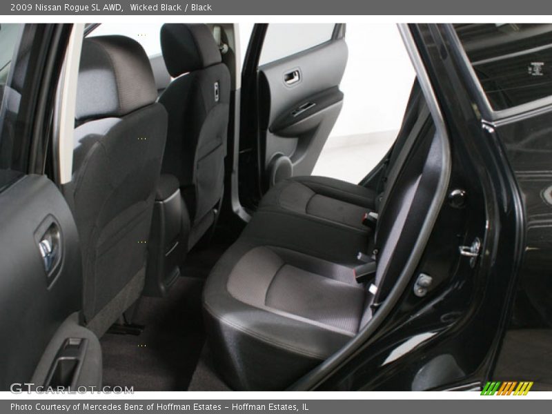 Wicked Black / Black 2009 Nissan Rogue SL AWD