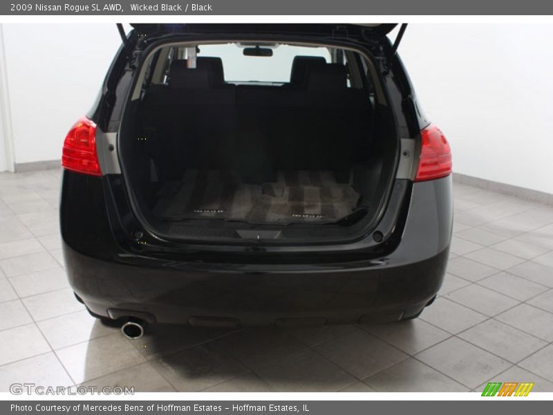 Wicked Black / Black 2009 Nissan Rogue SL AWD