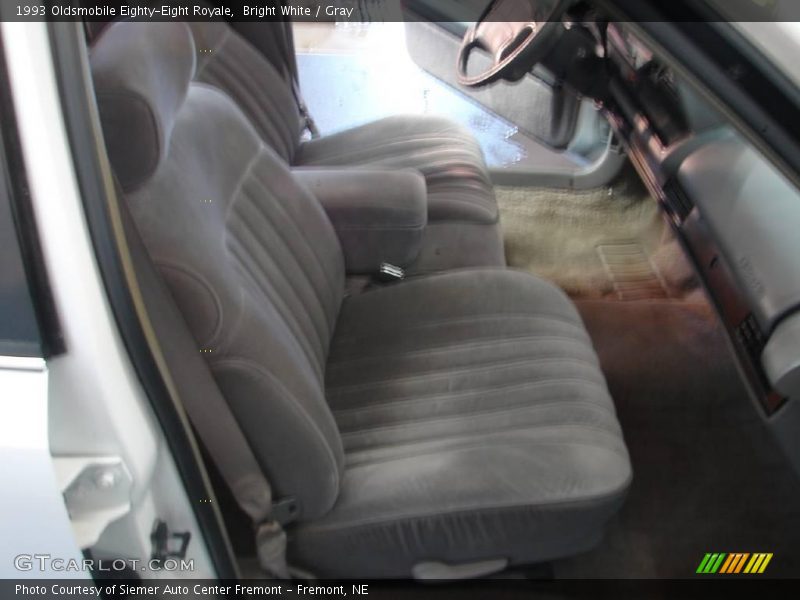 Bright White / Gray 1993 Oldsmobile Eighty-Eight Royale