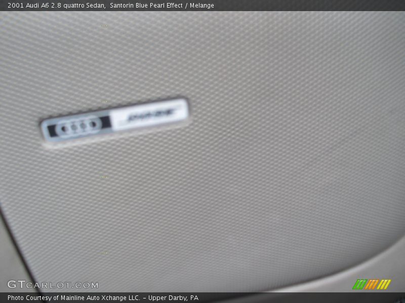 Santorin Blue Pearl Effect / Melange 2001 Audi A6 2.8 quattro Sedan