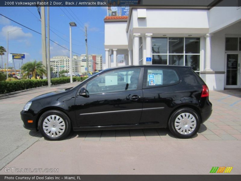 Black / Anthracite Black 2008 Volkswagen Rabbit 2 Door