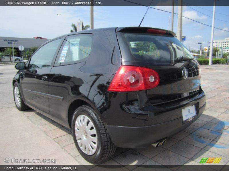 Black / Anthracite Black 2008 Volkswagen Rabbit 2 Door