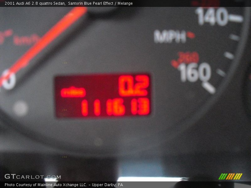 Santorin Blue Pearl Effect / Melange 2001 Audi A6 2.8 quattro Sedan