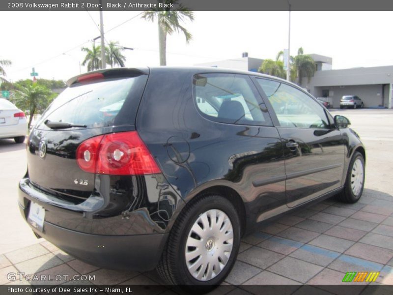 Black / Anthracite Black 2008 Volkswagen Rabbit 2 Door