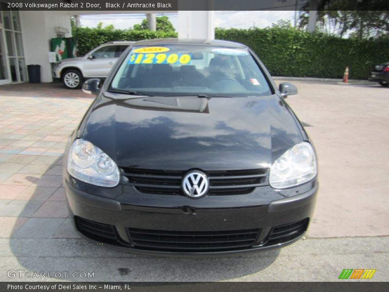 Black / Anthracite Black 2008 Volkswagen Rabbit 2 Door