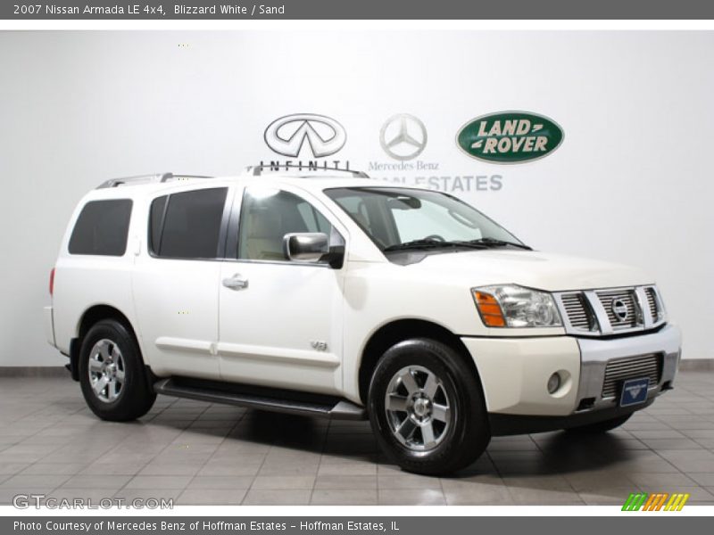 Blizzard White / Sand 2007 Nissan Armada LE 4x4
