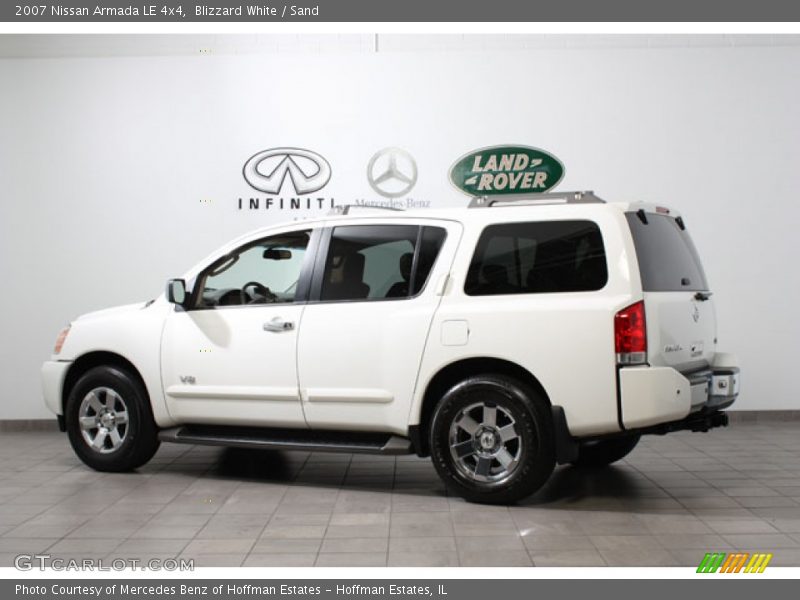 Blizzard White / Sand 2007 Nissan Armada LE 4x4