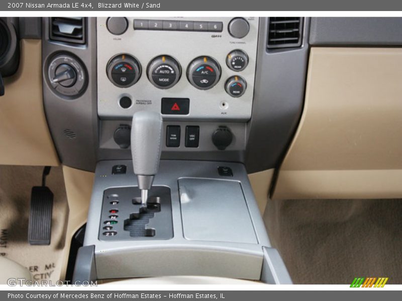 Blizzard White / Sand 2007 Nissan Armada LE 4x4