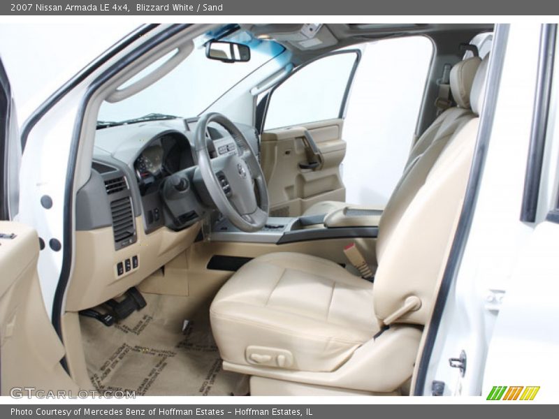 Blizzard White / Sand 2007 Nissan Armada LE 4x4