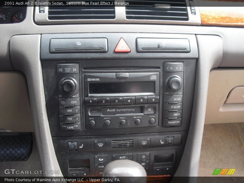 Santorin Blue Pearl Effect / Melange 2001 Audi A6 2.8 quattro Sedan