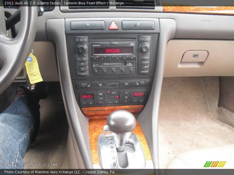 Santorin Blue Pearl Effect / Melange 2001 Audi A6 2.8 quattro Sedan