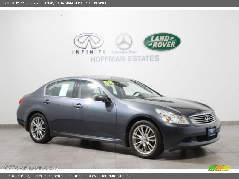Blue Slate Metallic / Graphite 2008 Infiniti G 35 x S Sedan