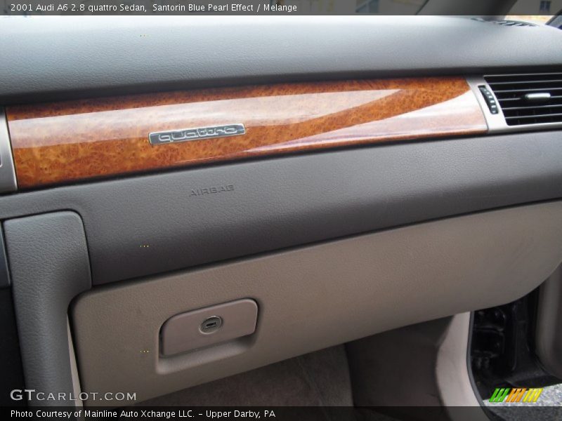 Santorin Blue Pearl Effect / Melange 2001 Audi A6 2.8 quattro Sedan