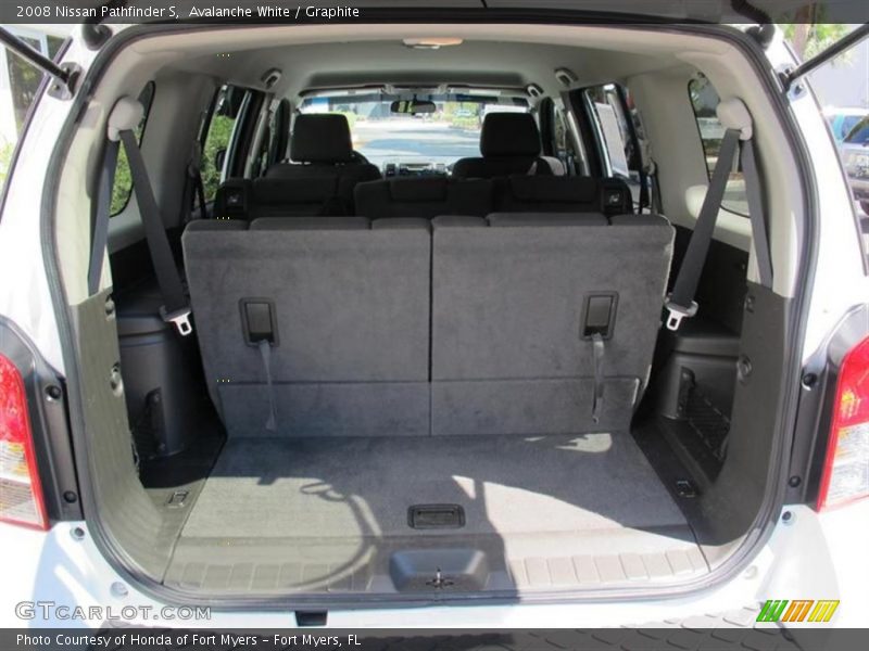 Avalanche White / Graphite 2008 Nissan Pathfinder S