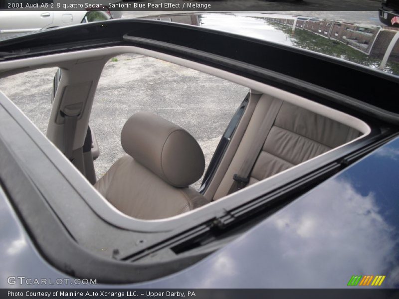 Santorin Blue Pearl Effect / Melange 2001 Audi A6 2.8 quattro Sedan