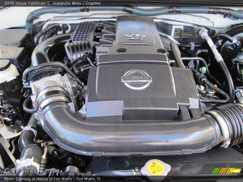 Avalanche White / Graphite 2008 Nissan Pathfinder S