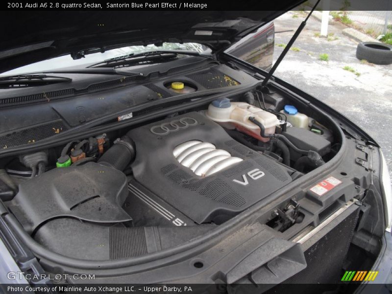 Santorin Blue Pearl Effect / Melange 2001 Audi A6 2.8 quattro Sedan