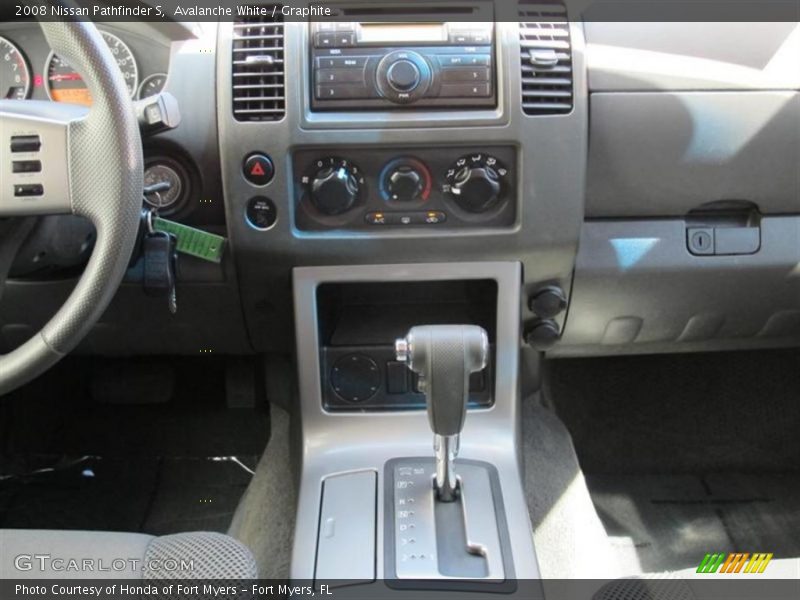 Avalanche White / Graphite 2008 Nissan Pathfinder S