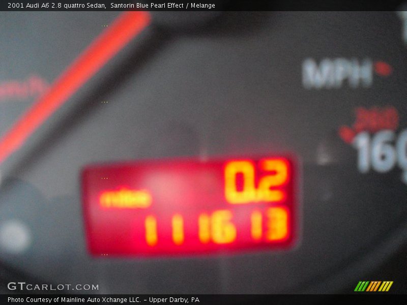 Santorin Blue Pearl Effect / Melange 2001 Audi A6 2.8 quattro Sedan