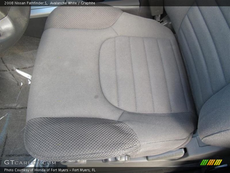 Avalanche White / Graphite 2008 Nissan Pathfinder S
