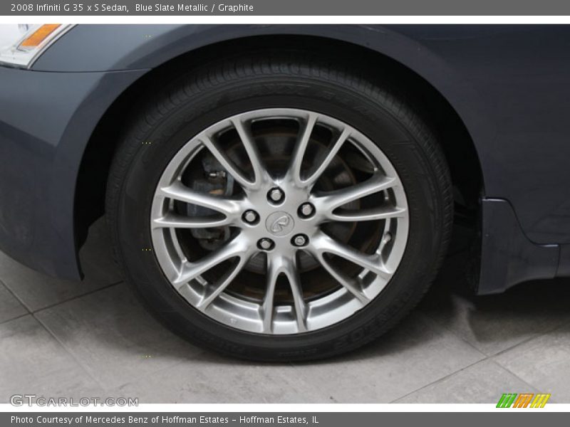 Blue Slate Metallic / Graphite 2008 Infiniti G 35 x S Sedan